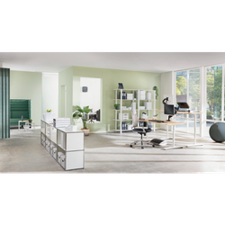 Soporte para monitor ajustable Leitz Ergo, gris oscuro