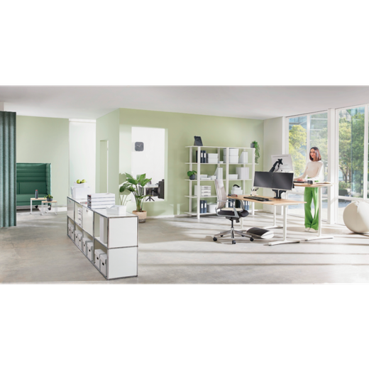 Soporte para monitor ajustable Leitz Ergo, gris