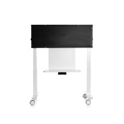 Soporte para monitores interactivos con regulación en altura y abatible