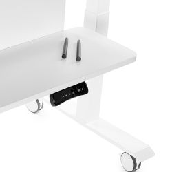 Soporte para monitores interactivos con regulación en altura y abatible