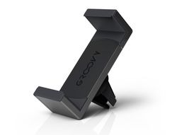 Soporte para movil groovy coche rotacion 360 color gris oscuro