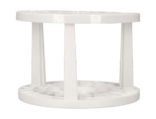 Soporte para pinceles liderpapel de plastico 46 agujeros 14,5x14,5x10 cm