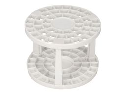 Soporte para pinceles liderpapel de plastico 46 agujeros 14,5x14,5x10 cm