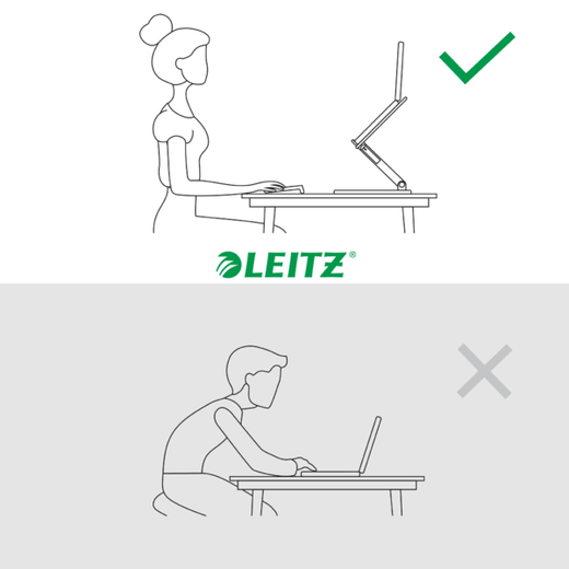 Soporte para portátil ajustable, blanco