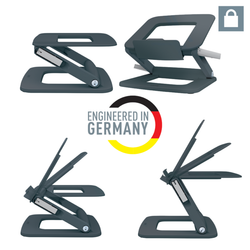 Soporte para portátil ajustable, con 80% plástico reciclado