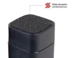 Soporte q-connect para monitor /impresora ajustable altura 10,3cm a 13,3cm con cajon color negro 434x336x133 mm
