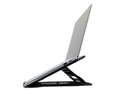 Soporte q-connect para portatil hasta 17\" ajustable 7 angulos diferentes color negro 260x280x60 mm"