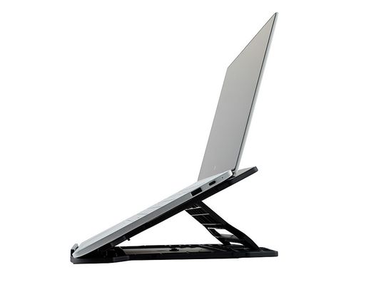 Soporte q-connect para portatil hasta 17\" ajustable 7 angulos diferentes color negro 260x280x60 mm"