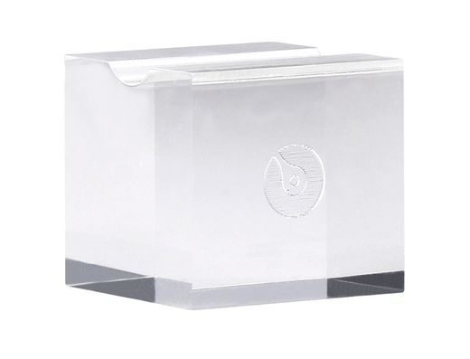 Soporte transparente metacrilato belius bloque 30x30x30 mm
