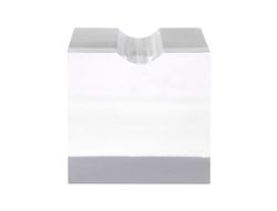 Soporte transparente metacrilato belius bloque 30x30x30 mm