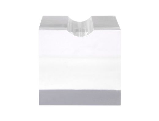 Soporte transparente metacrilato belius bloque 30x30x30 mm