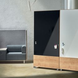 Soportemóvil Doble Cada Compatible con Pizaras Skinwhiteabord Serie Natural