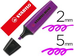 STABILO Boss Original Marcador fluorescente Violeta Ref. 70/55