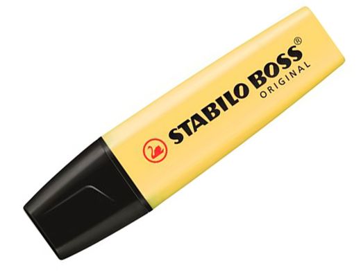 STABILO BOSS PASTEL Marcador fluorescente Boss amarillo pastel 70/144