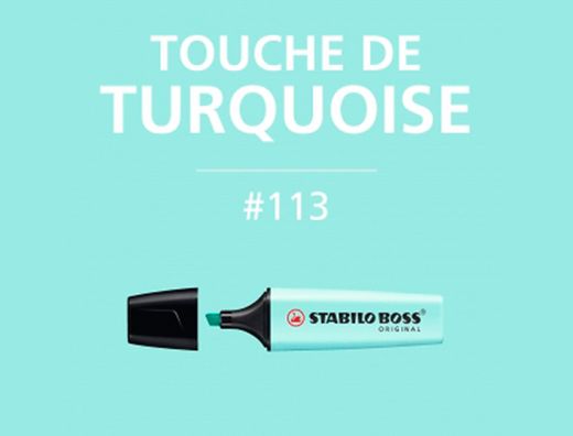 STABILO BOSS PASTEL Marcador fluorescente Boss turquesa pastel 70/113