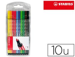STABILO Estuche 10 rotuladores Pen 68 surtidos 6810/PL