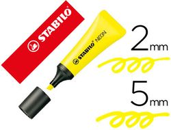 STABILO NEON Marcador fluorescente Amarillo Ref. 72/24