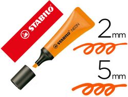 STABILO NEON Marcador fluorescente Naranja 72/54