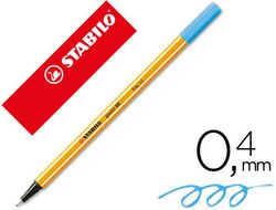 STABILO point 88 Punta fina trazo 0,4 mm. Azul celeste Ref. 88/57