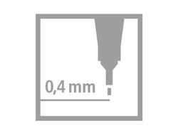 STABILO point 88 Punta fina trazo 0,4 mm. Azul Ref. 88/41