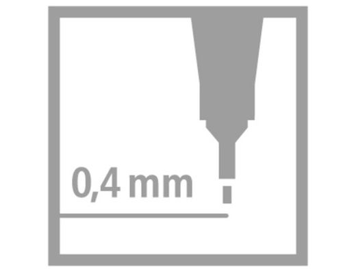 STABILO point 88 Punta fina trazo 0,4 mm. colores surtidos Estuche 25 ud. Ref. 8825-01