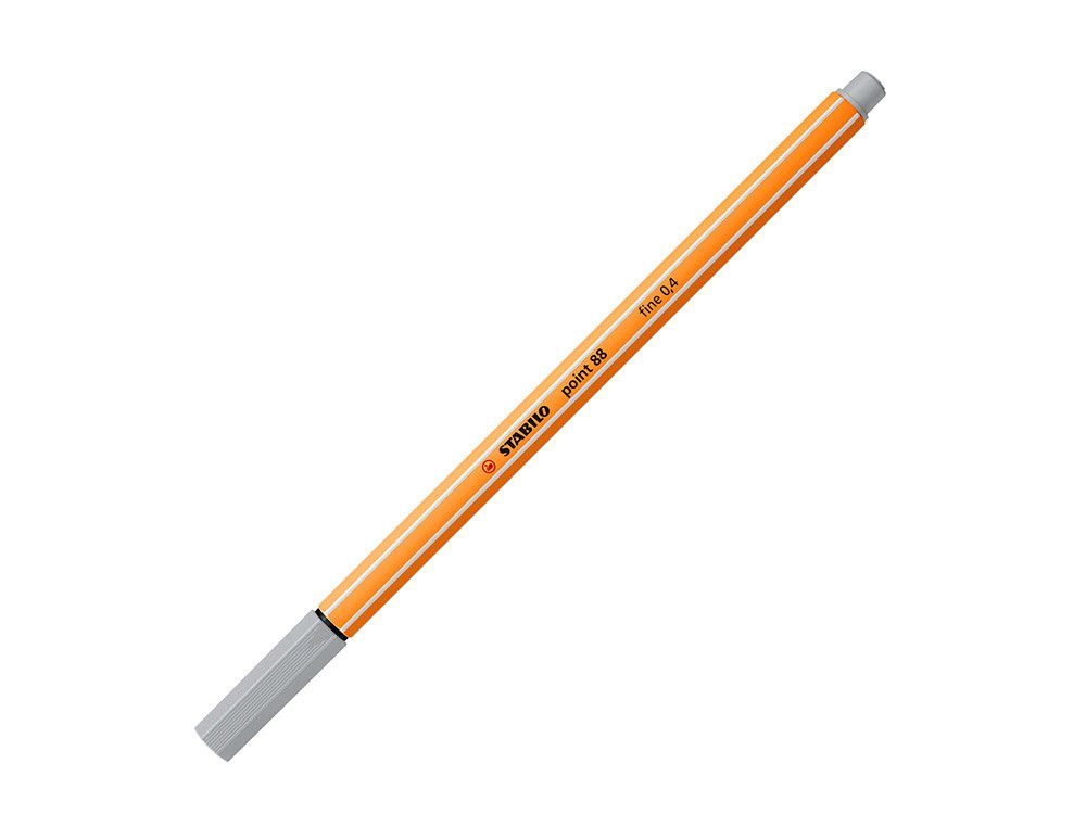 STABILO point 88 Punta fina trazo 0,4 mm. Gris claro Ref. 88/94