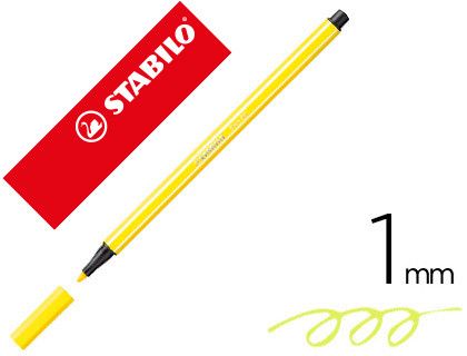 STABILO Rotulador Pen 68 Amarillo limón 68/24