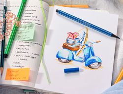 STABILO Rotulador Pen 68 azul marino 68/32