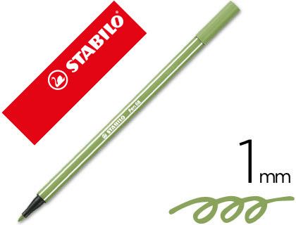 STABILO Rotulador Pen 68 verde hoja 68/43