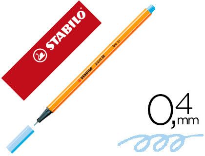 STABILO Rotulador Point 88 0.4mm azul hielo 88/11