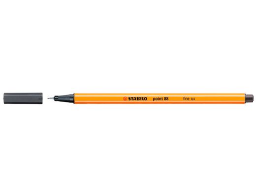 STABILO Rotulador Point 88 0.4mm gris intenso 88/97