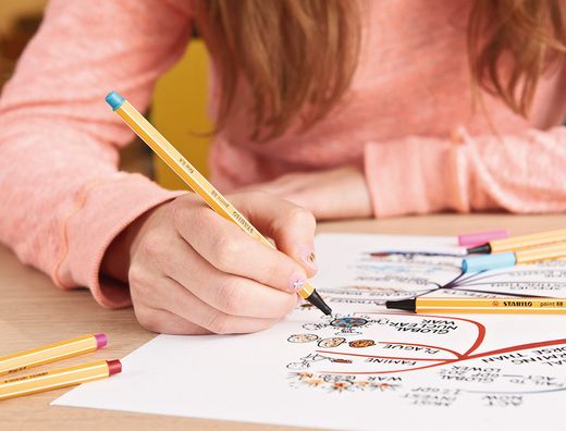 STABILO  Rotulador Point 88 0.4mm lila 88/59