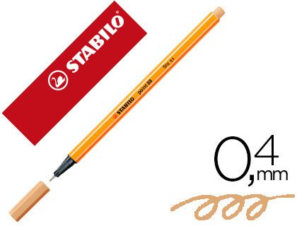 STABILO Rotulador Point 88 0.4mm ocre claro 88/88
