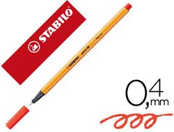 STABILO Rotulador Point 88 0.4mm rojo claro 88/48