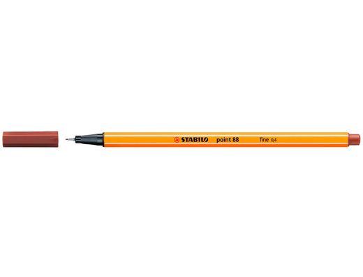 STABILO Rotulador Point 88 0.4mm siena 88/75