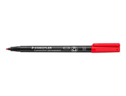 STAEDTLER LUMOCOLOR rotulador permanente (M) punta media 1 mm Rojo Ref. 317-2
