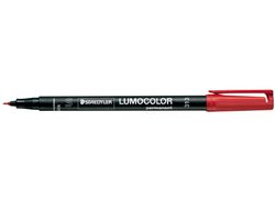 STAEDTLER LUMOCOLOR rotulador permanente (S) punta superfina 0.4 mmROJO REF. 313-2