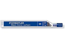 STAEDTLER Mina Mars Micro Carbon Estuche 12ud Trazo 0.7 mm B 25007-B