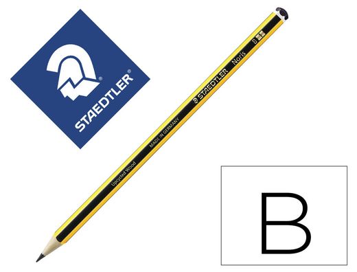STAEDTLER Noris 120-B Lapiz Grafito de Madera Ref. 120-1