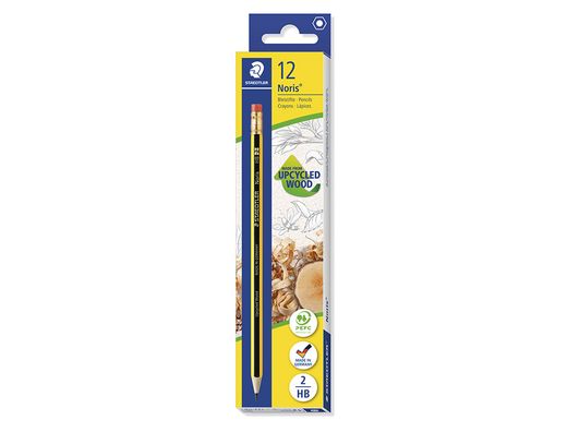 STAEDTLER Noris 122-HB Lapiz Grafito de Madera con goma Ref. 122-HB