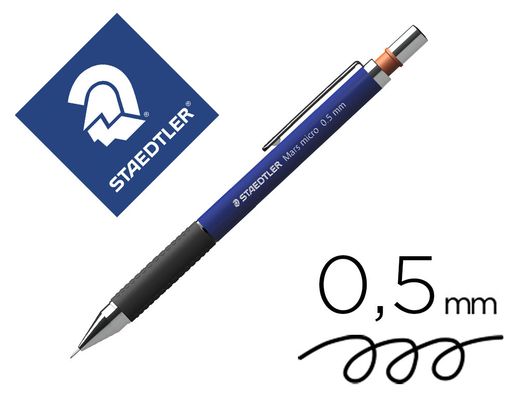 STAEDTLER Portaminas Mars Micro 775 Trazo 0.5 mm Retractil Pulsador Ref. 775 05T
