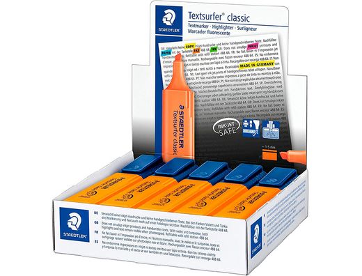 STAEDTLER Textsurfer Classic Marcador fluorescente Naranja Ref. 364-4