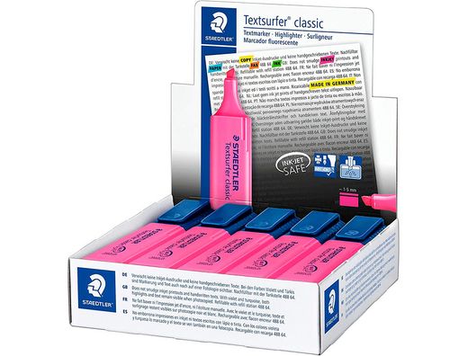 STAEDTLER Textsurfer Classic Marcador fluorescente Rosa Ref. 364-23