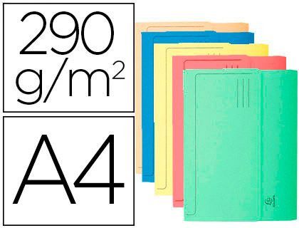 Subcarpeta Cartulina con Bolsa Exacompta Din A 4 Colores Surtidos 290 gr