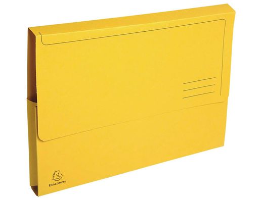 Subcarpeta Cartulina con Bolsa Exacompta Din A4 Amarillo 290 Gr