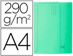 Subcarpeta Cartulina con Bolsa Exacompta Din A4 Verde 290 Gr