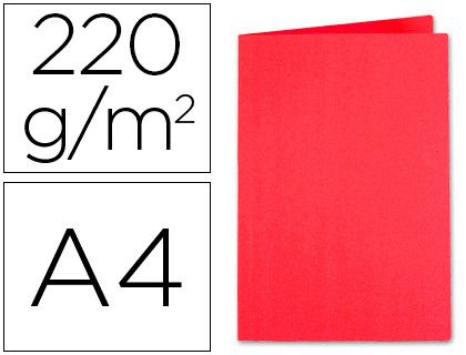 Subcarpeta Cartulina Exacompta Din A4 Rojo 220 Gr