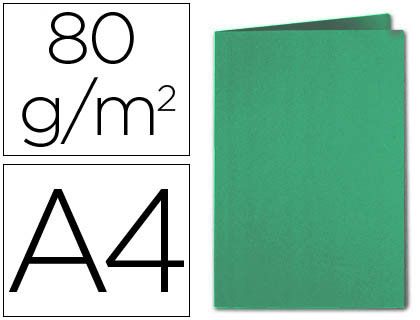 Subcarpeta Cartulina Exacompta Din A4 Verde Oscuro 80 Gr