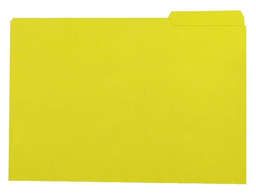 Subcarpeta Cartulina Gio Din A4 Pestaña Derecha 250 G/M2 Amarillo