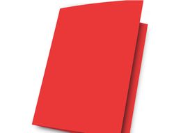Subcarpeta Cartulina Gio Din A4 Rojo Pastel 180 G/M2